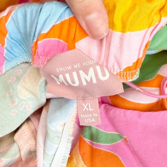 Show Me Your MuMu Julia Cut Out Back Sundress Size XL - Picture 7 of 7